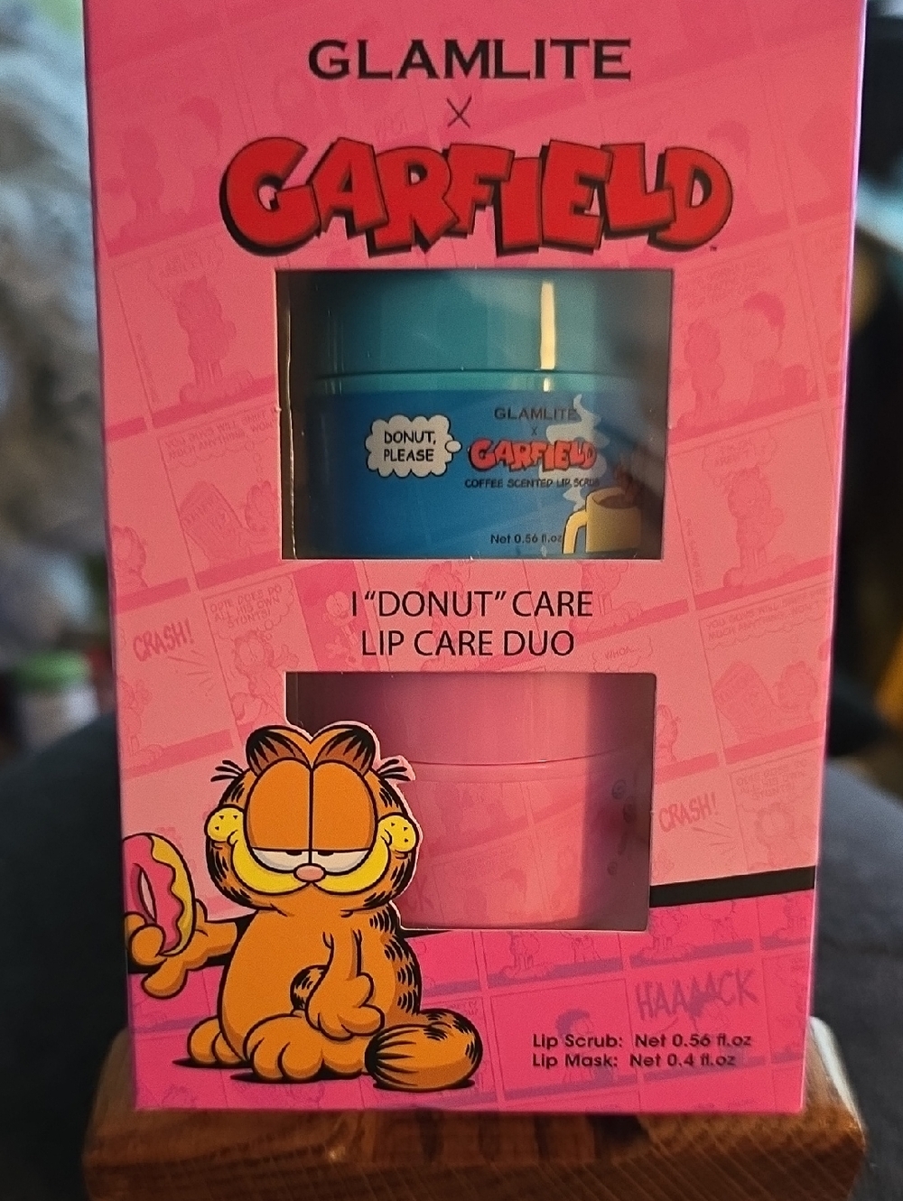 Glamlite x Garfield “Donut” Care Lip Care Duo – Pink & Blue